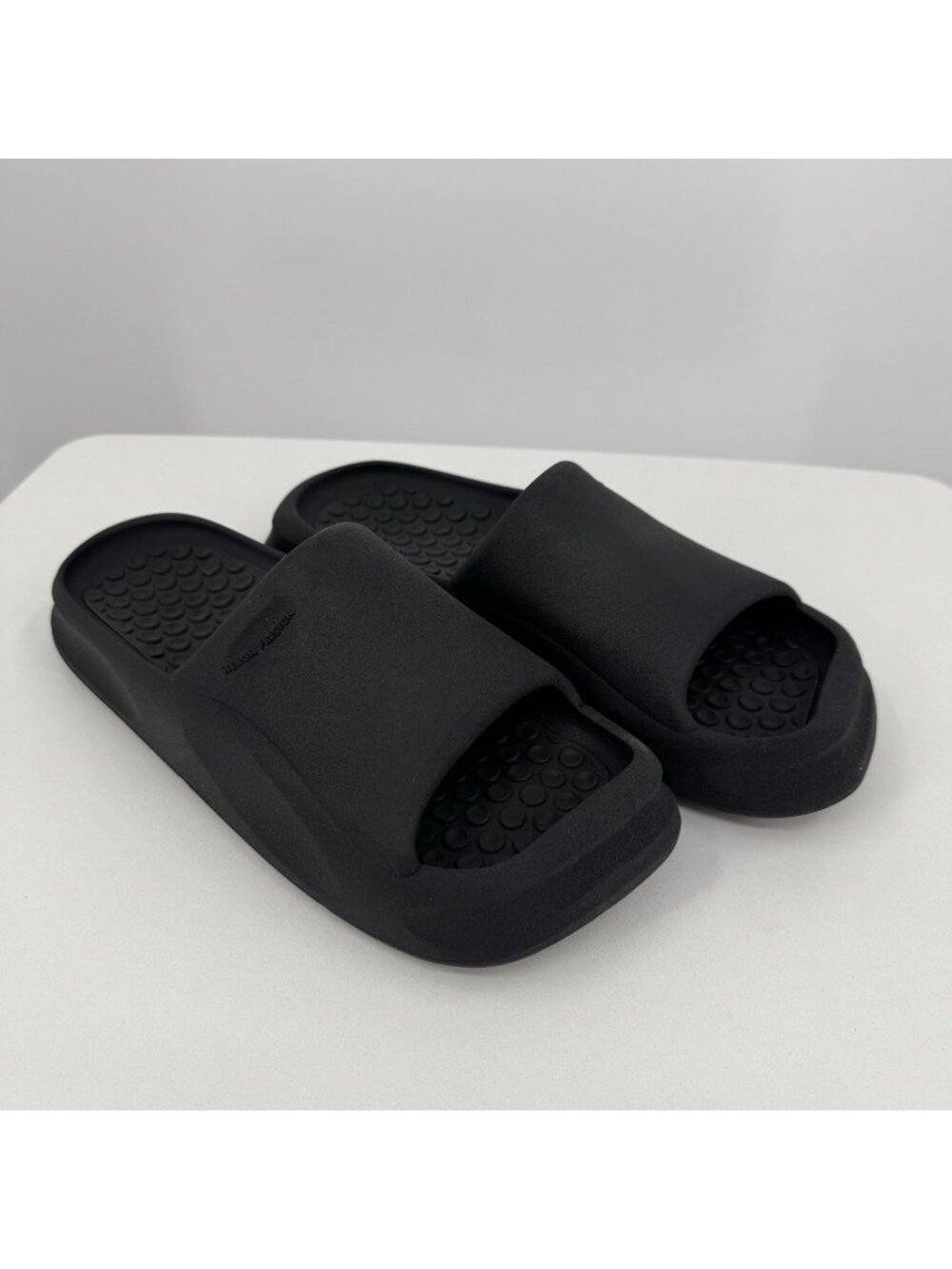Heron Preston Men's Eco Moulded Sliders Black size EU 44 US 11 Slides Italy